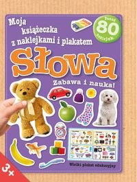 Moja książeczka z naklejkami i plakatem - Słowa