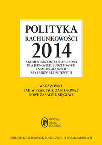 Polityka rachunkowości 2014