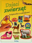 Dzieci zwierząt Książeczka z naklejkami