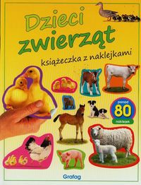 Dzieci zwierząt Książeczka z naklejkami