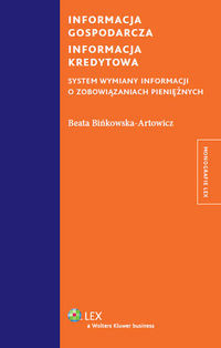 Informacja gospodarcza Informacja kredytowa