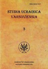 Studia Ucrainica Varsoviensia 3