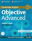 Objective Advanced Student's Book withoul answers + CD