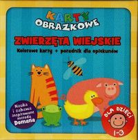 Karty obrazkowe dla dzieci Zwierzęta wiejskie