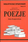 Biblioteczka Opracowań Poezje Jana Kasprowicza