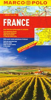 Francja mapa drogowa 1:800 000