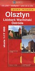 Olsztyn Lidzbark Warmiński Ostróda Plan miasta 1:17000