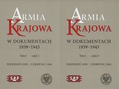 Armia Krajowa w dokumentach 1939-1945 Tom 1 część 1 i 2