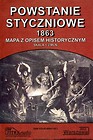 Powstanie Styczniowe 1863. Mapa turystyczno-historyczna w skali 1:2 000 000