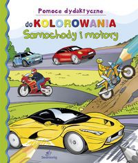 Pomoce dydaktyczne do kolorowania Samochody i motory