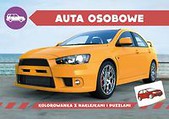 Auta osobowe Kolorowanka z naklejkami