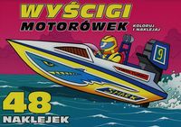 Wyścigi motorówek Koloruj i naklejaj