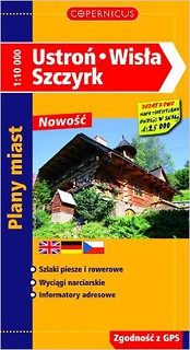 Ustroń, Wisła, Szczyrk mapa 1:25 000