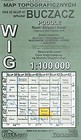 Mapa WIG Buczacz, Podole 1:100 000