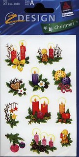 Naklejki błyszczące Z Design Christmas Stroiki świąteczne