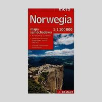 Norwegia seeit mapa samochodowa