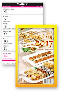 Kalendarz 2017 Kuchnia i Ty z magnesem KL03