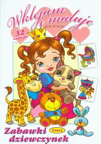 Wklejam i maluję Zabawki dziewczynek