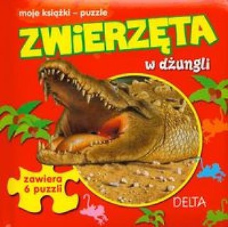 Moje książki - puzzle. Zwierzęta w dżungli