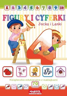 Figury i cyferki Jacka i Lenki - z naklejkami