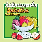 Kolorowanka - Sałatka owocowa