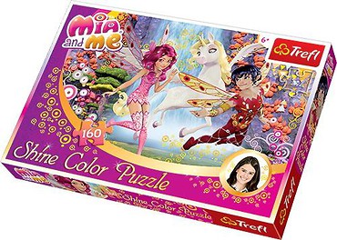 Puzzle 160 Shine Color Przy wodospadzie TREFL
