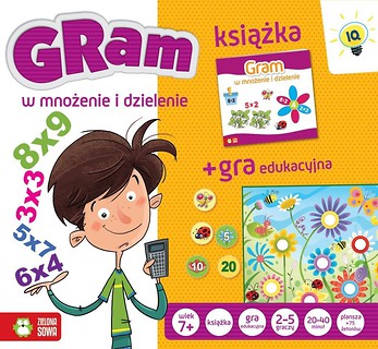 Gram w mnożenie i dzielenie. Książka + gra eduk.