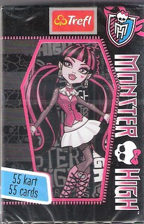 Karty - 55 listków Monster High TREFL