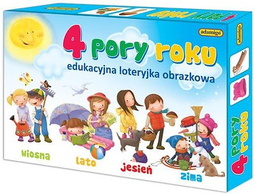 4 pory roku - Edukacyjna loteryjka obrazkowa