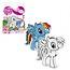 Zestaw kreatywny 3D My Little Pony