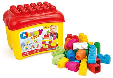 Clemmy Plus. 30 klocków wiaderko