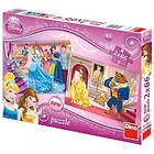 Puzzle 2x66 Disney Księżniczki DINO