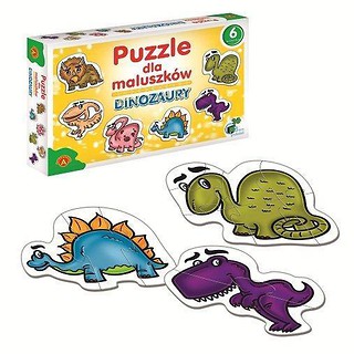 Puzzle dla maluszków - dinozaury ALEX