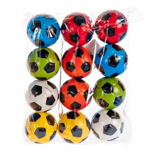 Piłka miękka 6cm mix 12szt