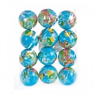 Piłka miękka 6cm globus 12szt