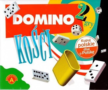 Gra 2w1 Domino + Kości ALEX