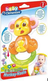 Grzechotka 2 w 1 Małpka - Miś Koala