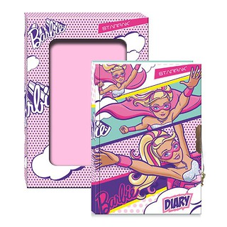 Pamiętnik zamykany w pudełku Barbie Power