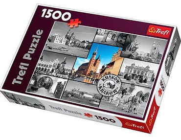 Puzzle 1500 Kraków kolaż TREFL