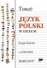 Język Polski w Liceum nr. 3 2015/2016
