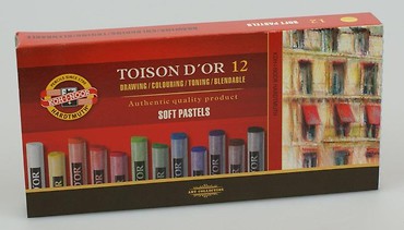 Kredki Pastele Toison D`or 12 kolorów