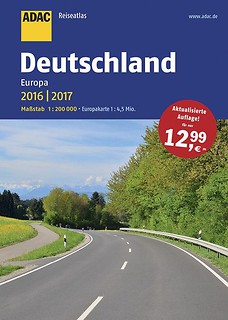 ReiseAtlas ADAC. Deutschland, Europa 2016/2017