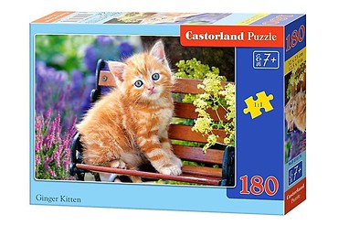 Puzzle 180 Imbirowy kotek CASTOR