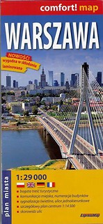Comfort!map Warszawa 1:29 000 laminat