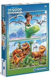 Puzzle 2x60 Dobry Dinozaur