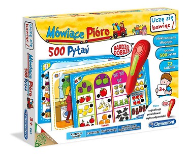 Uczę się bawiąc. Mówiące pióro 500 pytań 3+