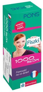 Fiszki 1000 słów Francuski na co dzień PONS