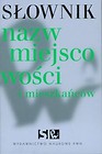 Słownik nazw miejscowości i mieszkańców