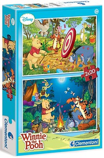 Puzzle 2x20 Kubuś Puchatek