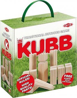 Gra - Kubb w kartonowym pudełku